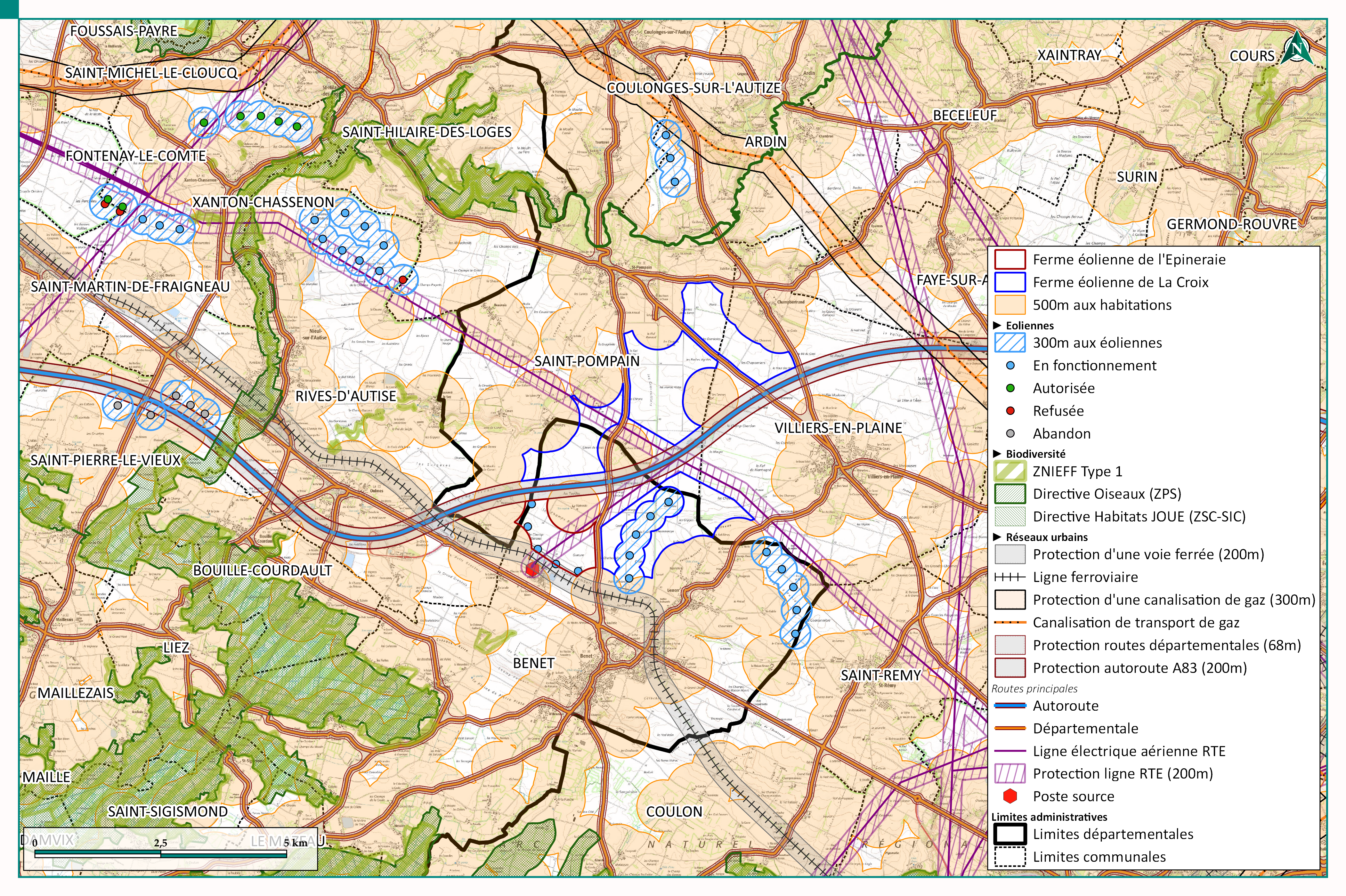 carte des contraintes